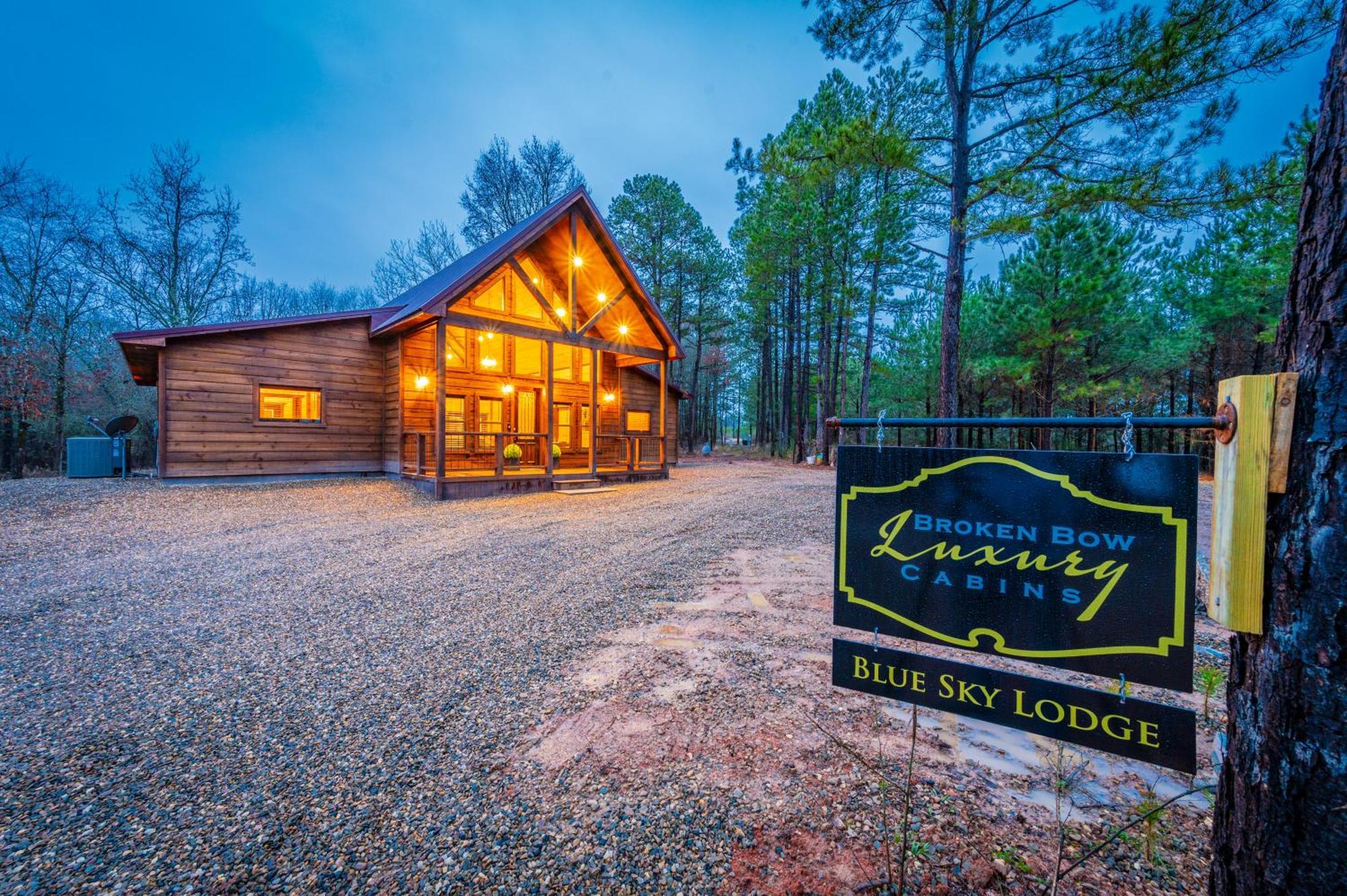 The Luxurious Blue Sky Lodge Is Epic! Broken Bow Exterior foto