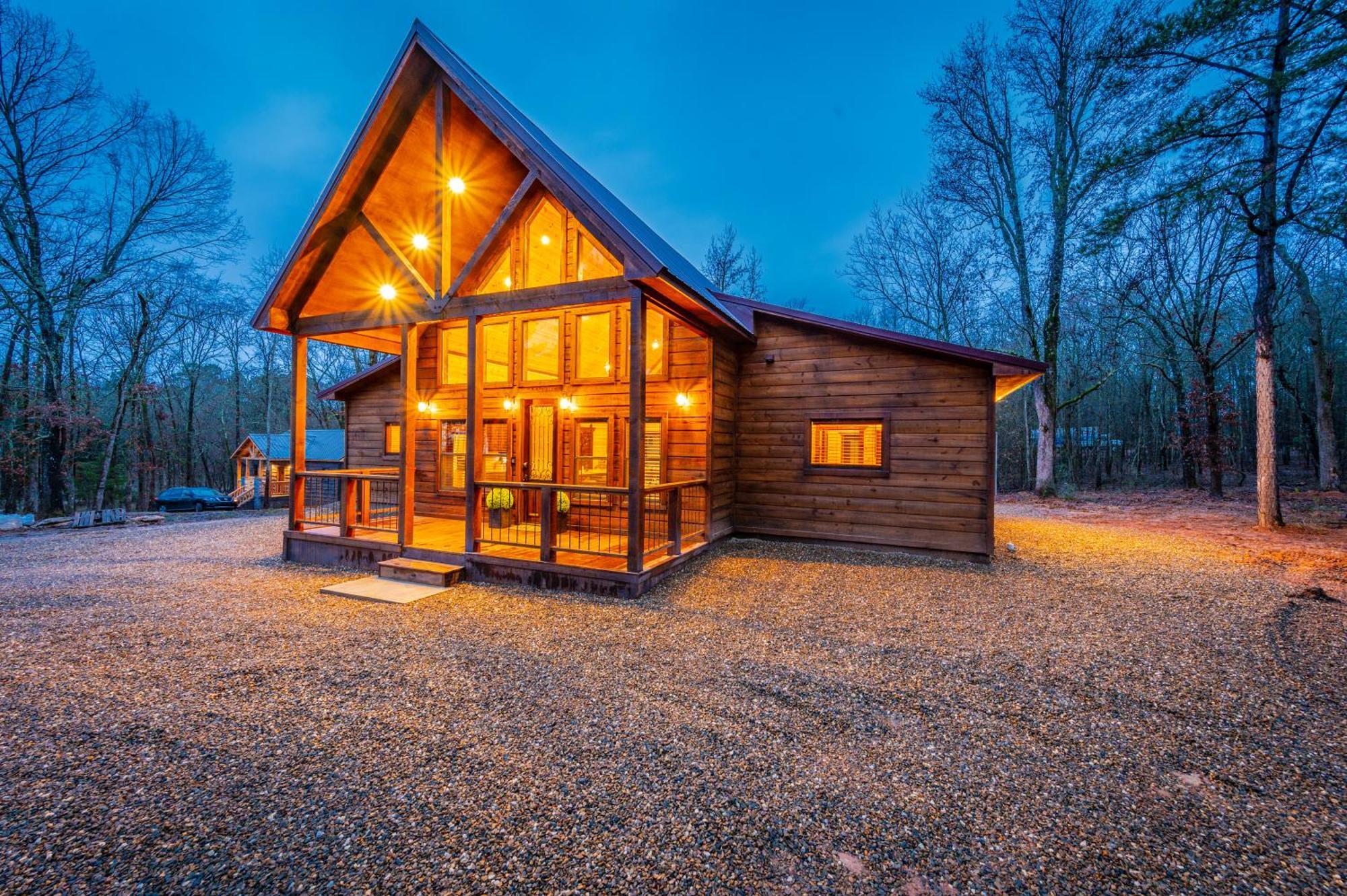 The Luxurious Blue Sky Lodge Is Epic! Broken Bow Exterior foto