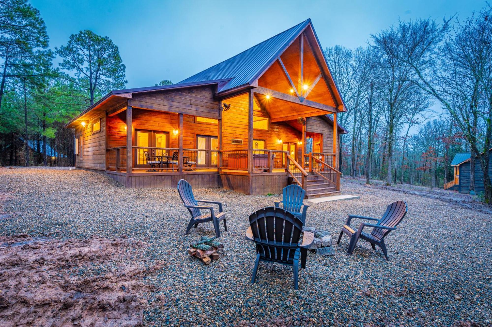 The Luxurious Blue Sky Lodge Is Epic! Broken Bow Exterior foto