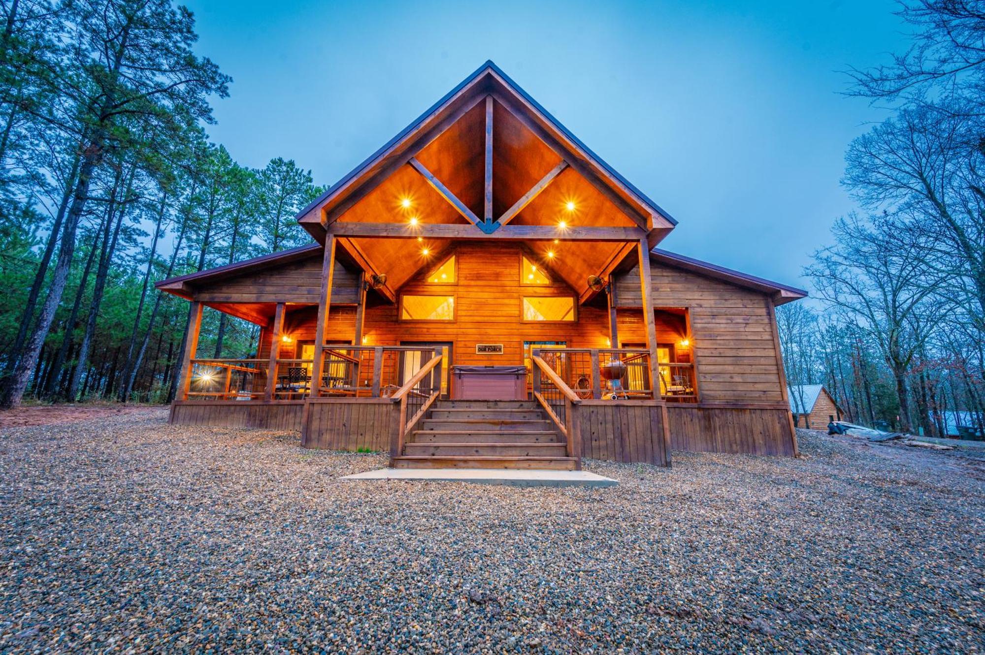 The Luxurious Blue Sky Lodge Is Epic! Broken Bow Exterior foto
