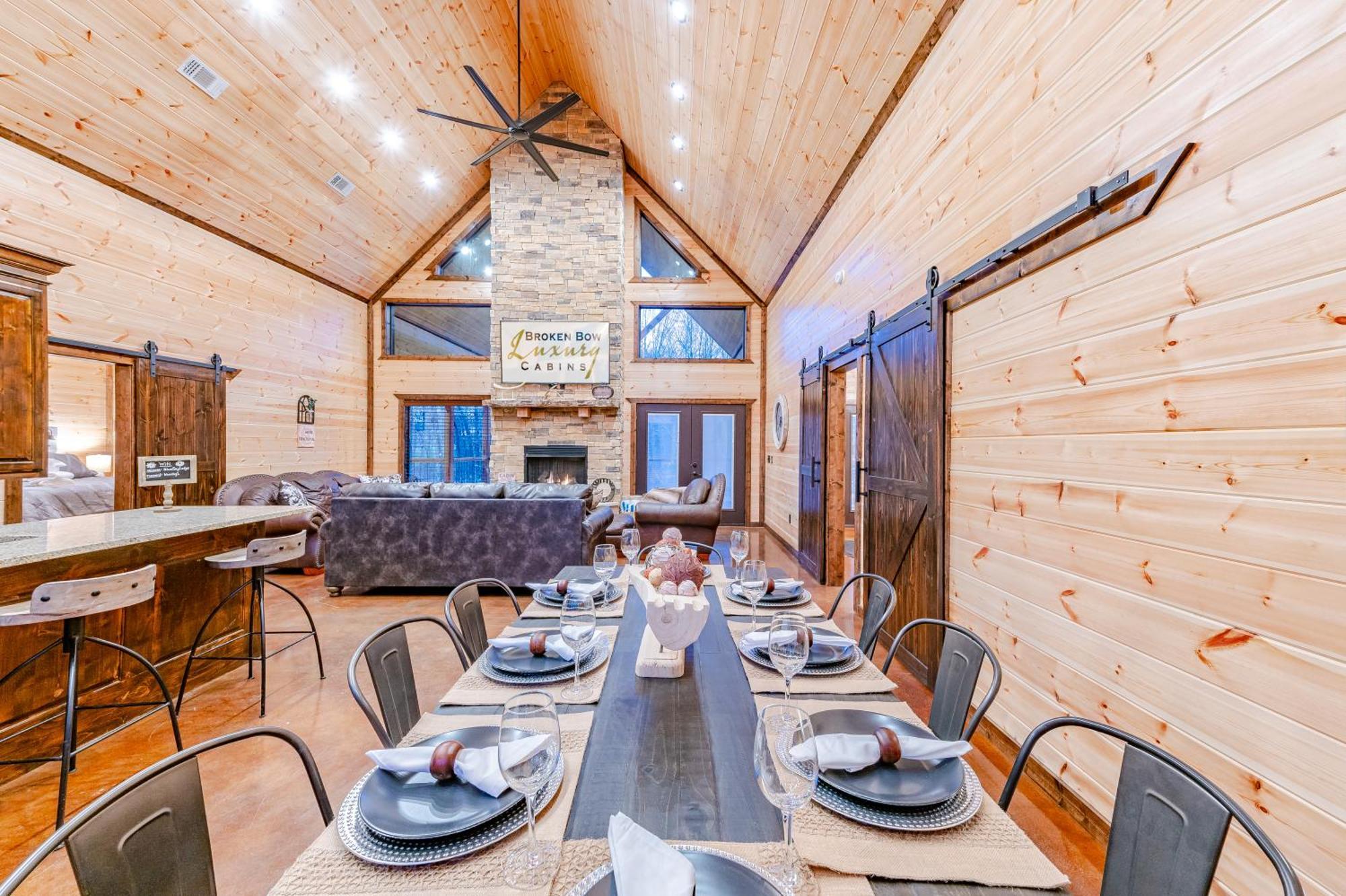 The Luxurious Blue Sky Lodge Is Epic! Broken Bow Exterior foto