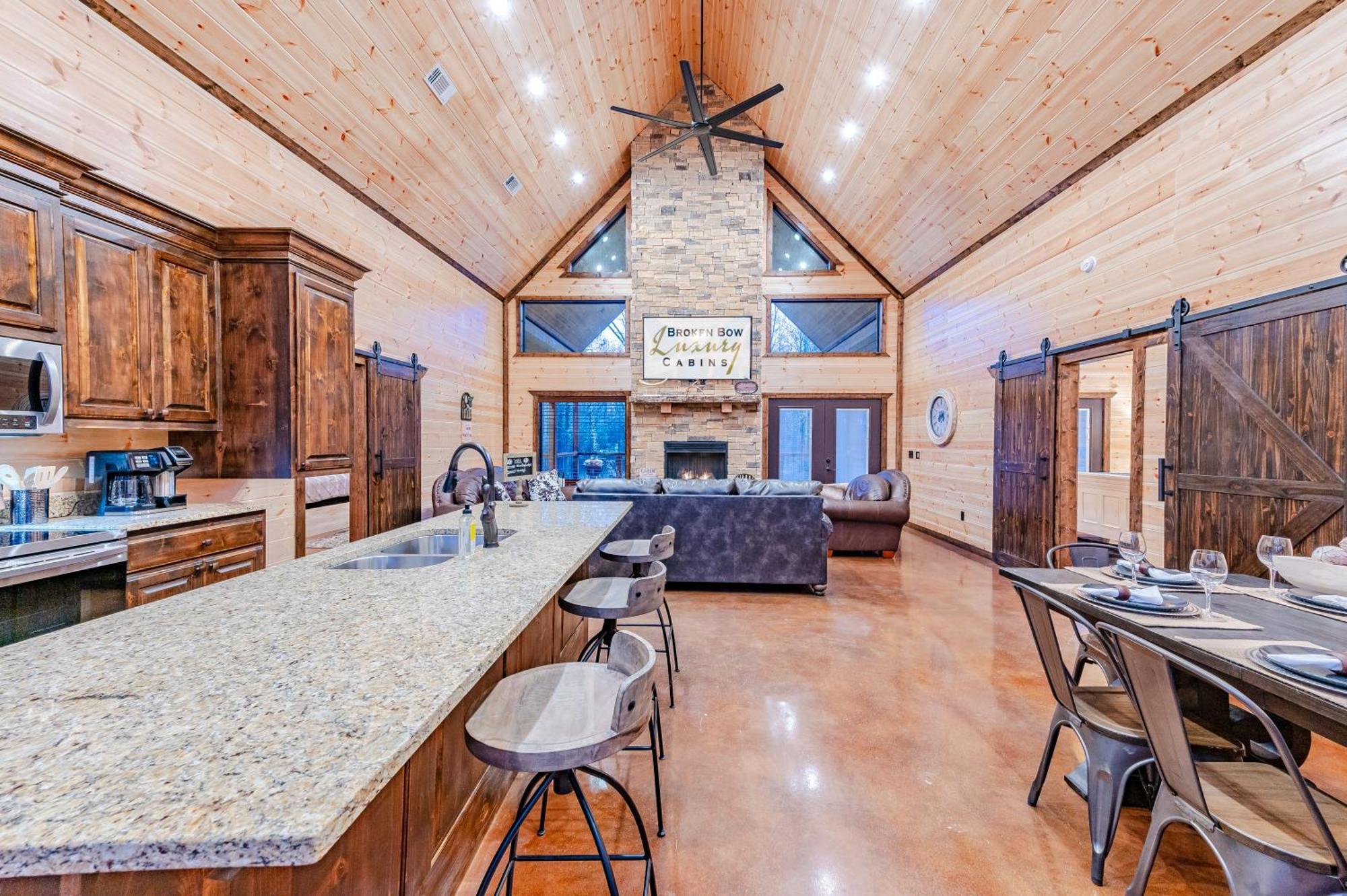The Luxurious Blue Sky Lodge Is Epic! Broken Bow Exterior foto